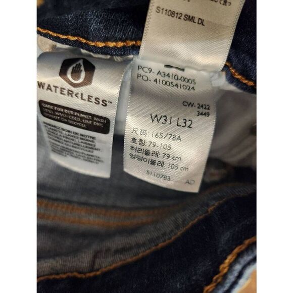 Levis 726 Flare Jeans 30x30* measured dark wash Denim 5 pocket cotton - Picture 7 of 9